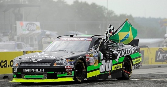 Nelson Piquet Jr,. wins the NASCAR Nationwide Series Sargento 200 at Road America in Elkhart Lake, Wisconsin on June 23, 2012. Rusty Jarrett MRD/CIA