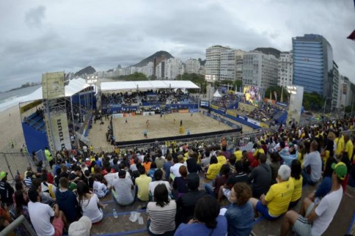 evento teste vôlei de praia