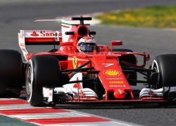 A Fórmula 1-2017 pronta para a largada ferrari2017