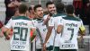 A máquina engrena O jogador Bruno Henrique, da SE Palmeiras, comemora seu gol contra a equipe do C Atlético Paranaense, durante partida válida pela quarta rodada, do Campeonato Brasileiro, Série A, na Arena da Baixada.